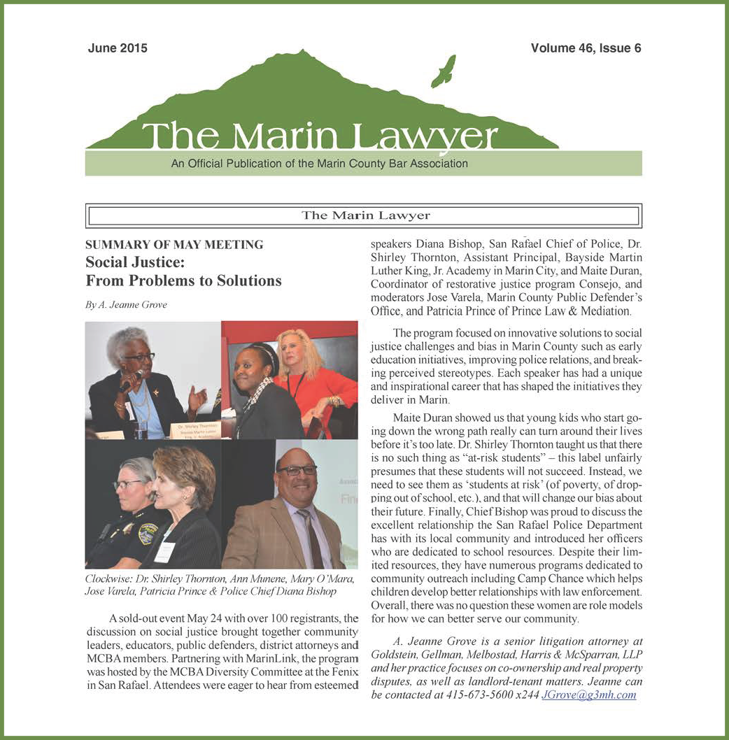 The Marin Lawyer
